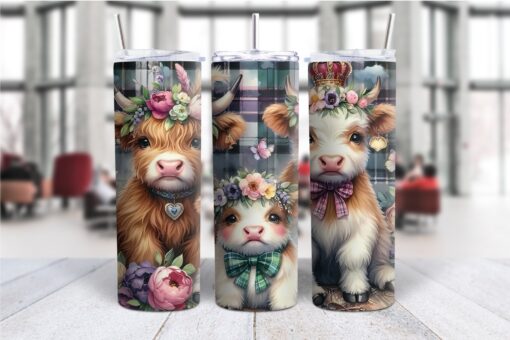 Highland Cow 20oz Tumbler