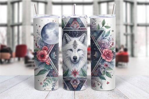 Boho Wolf 20oz Tumbler