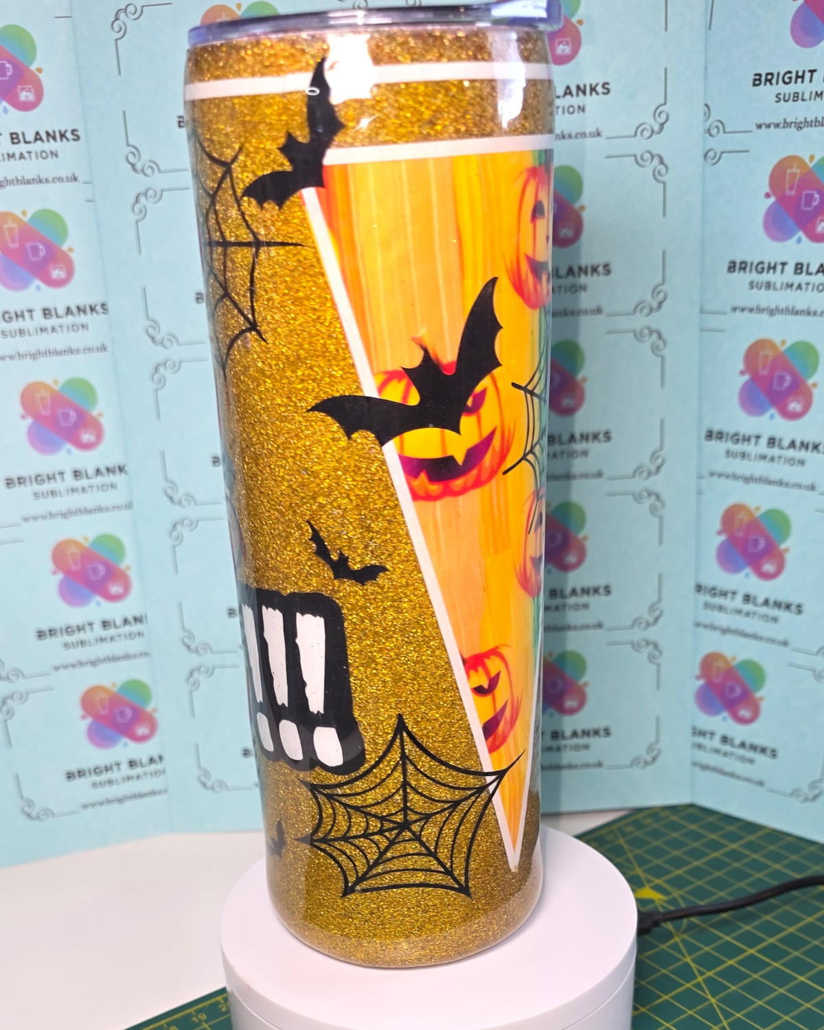 Custom Halloween 20oz Skinny - Image 9