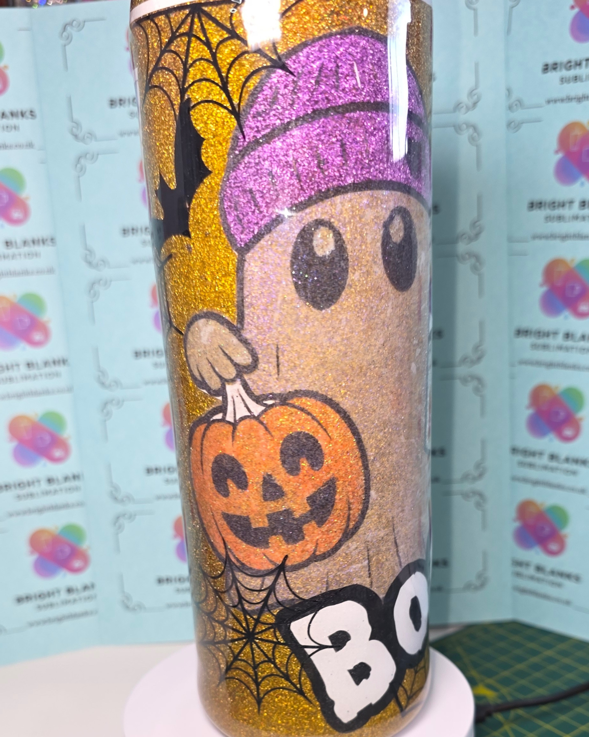 Custom Halloween 20oz Skinny - Image 8