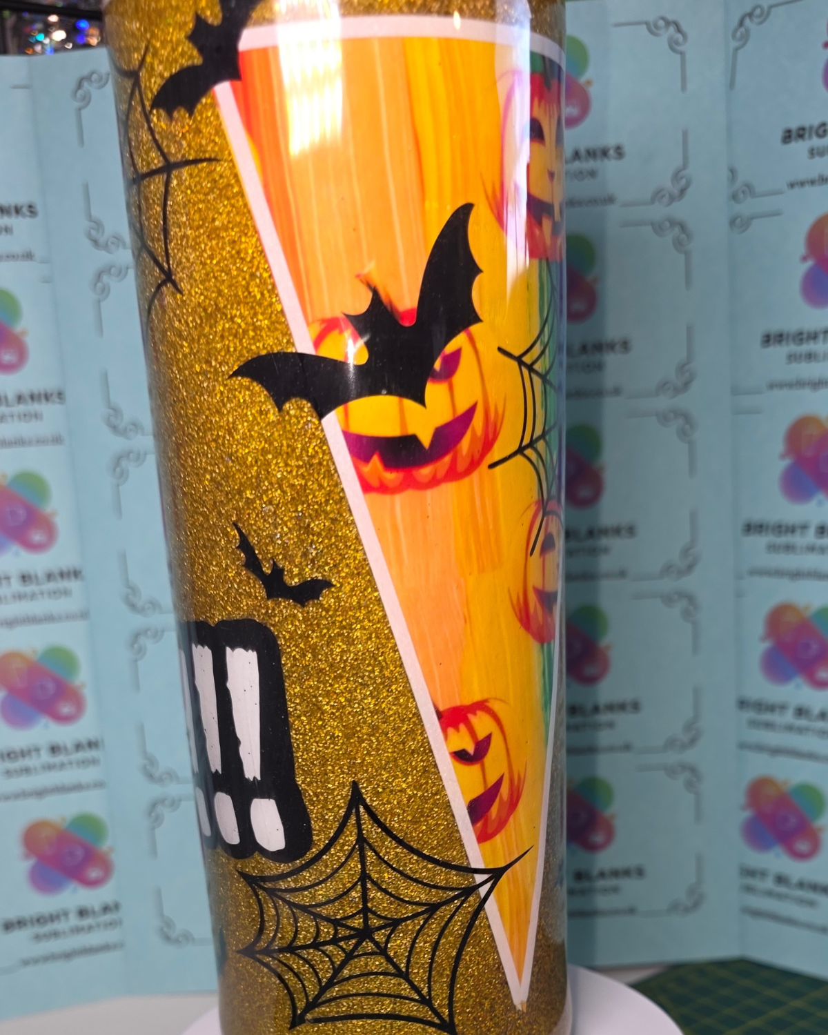 Custom Halloween 20oz Skinny - Image 7