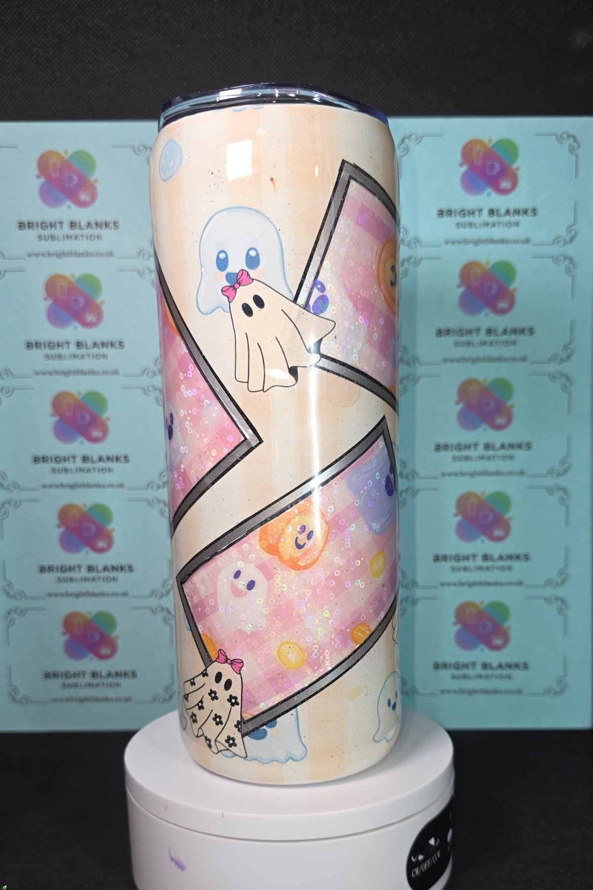 Custom Halloween 20oz Skinny - Image 4